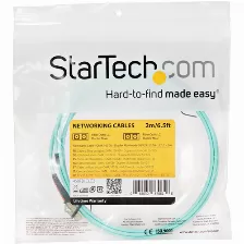 Cable Startech.com Cable De 2m De Fibra óptica Multimodo Lc/upc A Lc/upc Om4 - 50/125µm - Fibra Lommf/vcsel - Redes De 100g - Cable Lszh - Baja Pérdida De Inserción - Low Insertion Loss, 2 M, Om4, ...