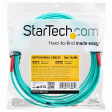 Cable Startech.com Cable De 5m De Fibra óptica Multimodo Lc/upc A Lc/upc Om4 - 50/125µm - Fibra Lommf/vcsel - Redes De 100g - Cable Lszh - Baja Pérdida De Inserción - Low Insertion Loss, 5 M, Om4, ...