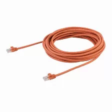 Cable De Red Startech.com Cable De Red De 10m Naranja Cat5e Ethernet Rj45 Sin Enganches, 10 M, Cat5e, U/utp (utp), Rj-45, Rj-45, Naranja