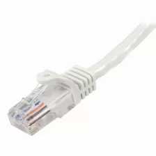 Cable De Red Startech.com Cable De Red De 10m Blanco Cat5e Ethernet Rj45 Sin Enganches, 10 M, Cat5e, U/utp (utp), Rj-45, Rj-45, Blanco