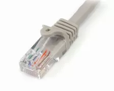 Cable De Red Startech.com Cable De 5m De Red Ethernet Cat5e Rj45 Sin Traba Snagless - Gris, 5 M, Cat5e, U/utp (utp), Rj-45, Rj-45, Gris