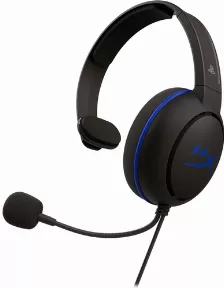 Audífonos Hp Hyperx Cloud Chat Ps5-ps4 Diadema Para Llamadas/música, Micrófono Boom, Conectividad Alámbrico, Conector De 3.5 Mm Si, Color Negro, Azul