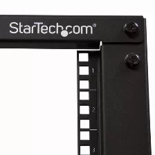 Rack Startech.com Tipo Rack O Bastidor Independiente, Capacidad Del Rack 15u, 4 Postes, Acero, Peso Max. 544 Kg, Color Negro, Incluye Tuercas Si, 2llaves