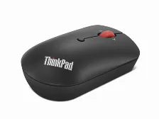 Mouse Lenovo Thinkpad Usb-c Wireless Compact óptico, 4 Botones, 2400 Dpi, Interfaz Rf Inalámbrico, Batería Aa, Color Negro