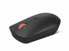 Mouse Lenovo Thinkpad Usb-c Wireless Compact óptico, 4 Botones, 2400 Dpi, Interfaz Rf Inalámbrico, Batería Aa, Color Negro