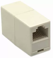 Cople Rj45 Intellinet Cat5e Hembra A Hembra, Beige