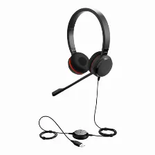 Audífonos Jabra Evolve 30 Ii Diadema Para Oficina/centro De Llamadas, Micrófono Boom, Conectividad Alámbrico, Conector De 3.5 Mm Si, Color Negro