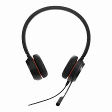 Audífonos Jabra Evolve 30 Ii Diadema Para Oficina/centro De Llamadas, Micrófono Boom, Conectividad Alámbrico, Conector De 3.5 Mm Si, Color Negro