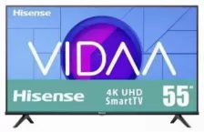 Smar Tv Hisense 55a6nv, 139.7 Cm, 55pulg, 3840 X 2160 Pixeles, 4k Ultra Hd, Led, Negro