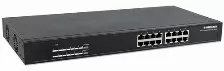 Switch Intellinet 560993 No Administrado, L2, Cantidad De Puertos 16, Puertos 16, Gigabit Ethernet (10/100/1000), 32 Gbit/s, 1u, Negro