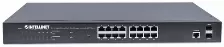 Switch Intellinet Gestionado, L2+, Cantidad De Puertos 16, Puertos 16, (poe +) 16, Gigabit Ethernet (10/100/1000), 36 Gbit/s, 802.1x Radius, Https, Ssh, Ssh-2, 1u, Negro