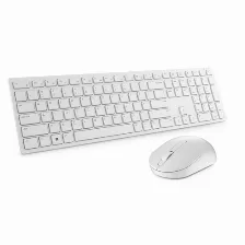 Kit Teclado Y Mouse Dell Km5221w Conexión Rf Inalámbrico, Color Blanco