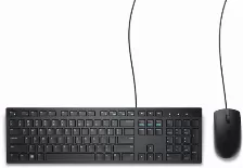 Kit Teclado Y Mouse Dell Km300c Conexion Usb, Espanol, Color Negro