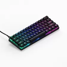 Teclado Steelseries Apex Pro Mini Inglés De Ee.uu. , Alámbrico, Conexión Usb, Led Rgb, Color Negro