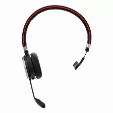 Audífonos Jabra 6593-839-409 Diadema Para Llamadas/música, Micrófono Boom, Conectividad Inalámbrico Y Alámbrico, Color Negro