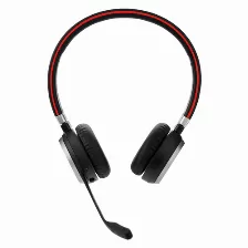 Audífonos Jabra 6599-833-309 Diadema Para Llamadas/música, Micrófono Boom, Conectividad Inalámbrico Y Alámbrico, Color Negro