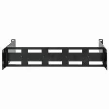 Riel Intellinet 716345 Tipo Riel De Estante, Color Negro, Material Aluminio, Peso Max. 9 Kg, Capacidad Del Rack 2u