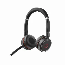 Audífonos Jabra Evolve 75 Diadema Para Llamadas/música, Micrófono Boom, Conectividad Inalámbrico Y Alámbrico, Color Negro