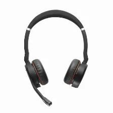 Audífonos Jabra Evolve 75 Diadema Para Llamadas/música, Micrófono Boom, Conectividad Inalámbrico Y Alámbrico, Color Negro