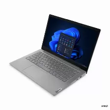 Laptop Lenovo V14 G4 Amn, 14 Pulg, Full Hd, Amd Ryzen 5 7520u, 16 Gb, 512 Gb Ssd, Windows 11 Pro, Gris