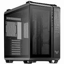 Gabinete Asus Tuf Gaming Case Gt 502, Ventana De Cristal Templado, Color Negro