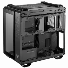 Gabinete Asus Tuf Gaming Case Gt 502, Ventana De Cristal Templado, Color Negro