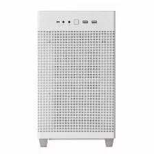 Gabinete Asus Ap201 Mesh, Mini-tower, Micro Atx/mini-itx, Paneles De Malla, 1 Ventilador Instalado, Color Blanco