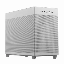 Gabinete Asus Ap201 Mesh, Mini-tower, Micro Atx/mini-itx, Paneles De Malla, 1 Ventilador Instalado, Color Blanco