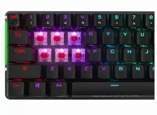 Teclado Asus Rog Falchion Nx, Switch Blue, Ingles, Rgb, Inalambrico, Usb, Color Negro