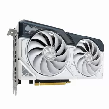 Tarjeta De Vídeo Asus Dual Dual-rtx4060-o8g-white GeForce RTX­ 4060, 3072 Núcleos Cuda, 8 Gb, 128 Bit, Gddr6, 7680 X 4320 Pixeles, Pci Express 4.0, 1x Hdmi, 3 X Displayports