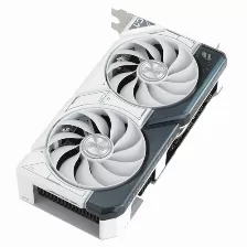 Tarjeta De Vídeo Asus Dual Dual-rtx4060-o8g-white GeForce RTX­ 4060, 3072 Núcleos Cuda, 8 Gb, 128 Bit, Gddr6, 7680 X 4320 Pixeles, Pci Express 4.0, 1x Hdmi, 3 X Displayports