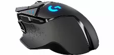 Mouse Optico Gaming Logitech G502, Lightspeed, Sensor Hero 25600 Dpi, 11 Botones Programables, 6 Pesas Estabilizadoras, Negro, (910-005566)