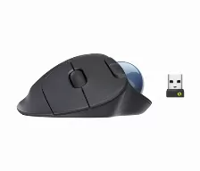 Mouse Logitech Ergo M575 Trackball For Business Trackball, 5 Botones, 4000 Dpi, Interfaz Rf Inalámbrico + Bluetooth, 10 M, Batería Aa, Color Grafito