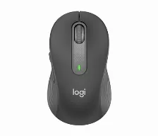 Mouse Logitech Signature M650, Inalambrico, Bluetooth, Smartwheel, Botones Programables, Receptor Usb, Color Negro (910-006250)