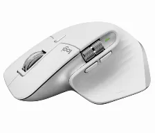 Mouse Optico Logitech Mx Master 3s, 7 Botones, 8000 Dpi, Inalambrico, Bluetooth, Bateria Recargable, Plata/blanco
