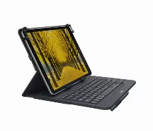 Teclado Inalámbrico Logitech Universal Folio Bluetooth, Batería Cr2032, Color Negro