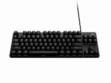 Teclado Gaming Mecanico Logitech G413 Tkl Se, Iluminacion Led Blanco, Aluminio, Color Negro, Usb 2.0, Cable De 1.8m, Negro