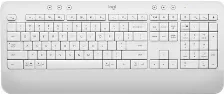 Teclado Inalambrico Logitech Signature K650 Espanol, Receptor Usb Tipo A 10m, 118 Teclas, Teclado Numerico, Color Blanco, (920-010964)