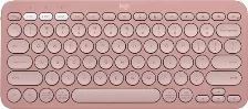 Teclado Inalámbrico Logitech Pebble Keys 2 K380s Español, 10 M, Teclado Numérico No, Color Rosa
