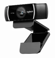 Camara Web Logitech C922, 1920x1080,, Microfono, Usb, Color Negro Open Box