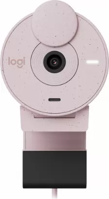 Camara Web Logitech Brio 300, 2 Mp, 1920 X 1080 Pixeles, Microfono, Usb-c, Rosa