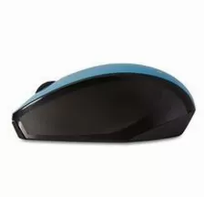 Mouse Verbatim Optico Blue Led Inalambrico, Usb 2.0, Color Azul/negro