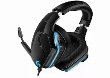 Diadema Gaming Logitech G635, 7.1ch, Microfono, 3 Botones Programables, Iluminacion Rgb Lightsync, Almohadillas 50mm De Malla Deportivas, Usb/3.5mm