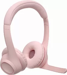 Audífonos Logitech Zone 300 Diadema Para Oficina/centro De Llamadas, Micrófono Boom, Conectividad Inalámbrico, Color Rosa