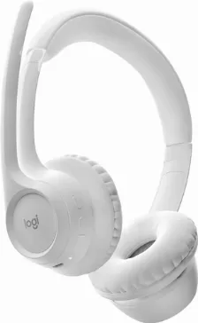 Audífonos Logitech Zone 300 Diadema Para Oficina/centro De Llamadas, Micrófono Boom, Conectividad Inalámbrico, Color Blanco