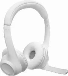 Audífonos Logitech Zone 300 Diadema Para Oficina/centro De Llamadas, Micrófono Boom, Conectividad Inalámbrico, Color Blanco