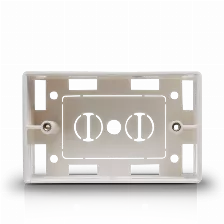 Caja Para Placa De Pared Saxxon A164b, Color Blanco