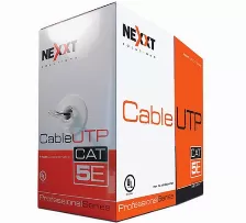 Cable Nexxt Solutions Cat5e Utp 100mhz 4p Cm 305m 24 Awg Gris