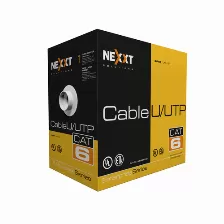 Cable De Red Nexxt Solutions Ab356nxt01, 305 M, Cat6, U/utp (utp), Gris