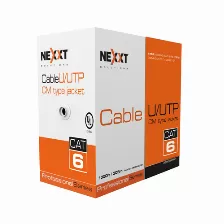 Cable De Red Nexxt Solutions Ab356nxt31, 305 M, Cat6, U/utp (utp), Gris